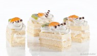 Slagroomcake gebak afbeelding